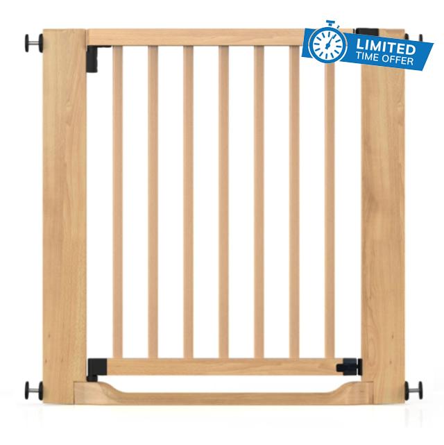 Safetots Wooden Heritage Flat Step Gate
