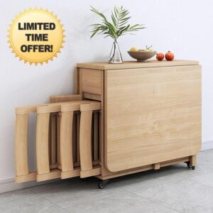 Drop Leaf Table with Chairs