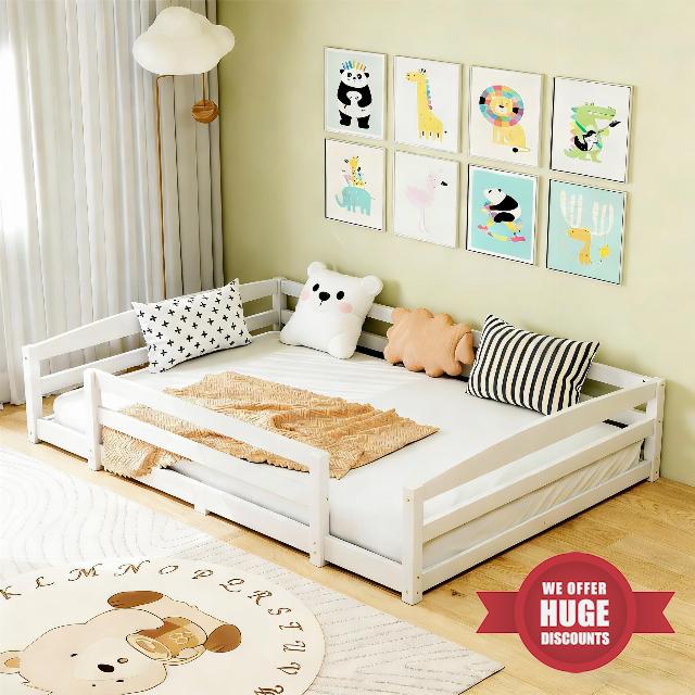 190 x 135 cm Toddler Floor Bed