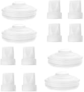 12PCS Breast Pump Parts Duckbill Valve Silicone Diaphragm Compatible with Momcozy M5 Wearable Bre...
