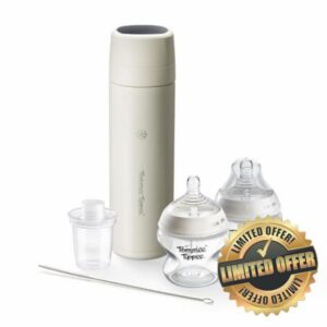 Tommee Tippee PrepGo Portable Formula Feed Maker & Newborn Bottles