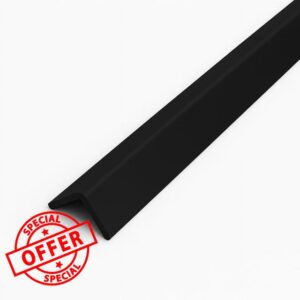 1.5 Metre UPVC Plastic Rigid Angle Corner Trims 10mm - 50mm