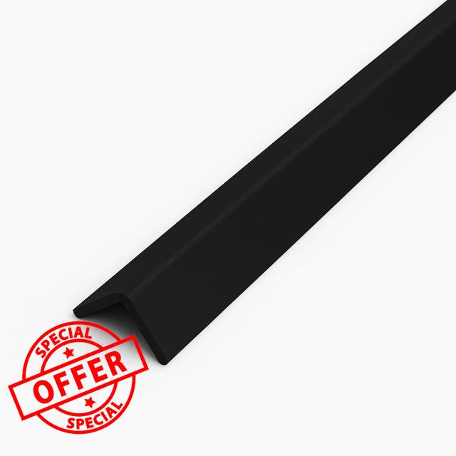 1.5 Metre UPVC Plastic Rigid Angle Corner Trims 10mm - 50mm