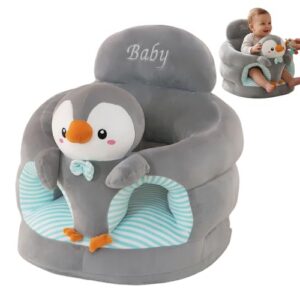 Baby Seat with Ergonomic Back Support Penguin Infant Sit Up Chair for Learning