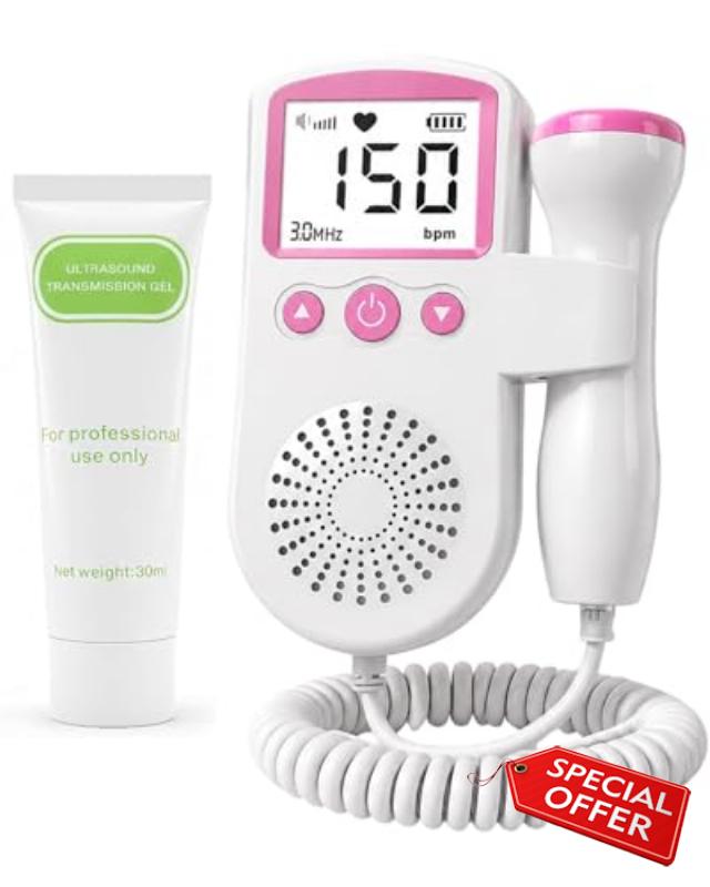Gel for Doppler Monitor - Heartbeat Monitor Pregnancy Baby Movement for Mother