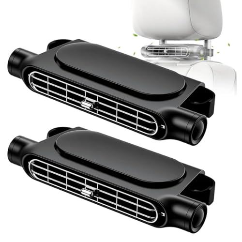 USB Car Fan With 3 Speeds Powerful Quiet