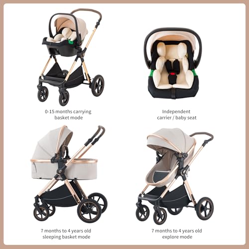 High Landscape Travel Pushchair (G -D2-Black