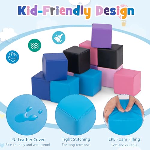 14x14cm Soft Play Foam Cubes