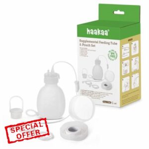 haakaa Supplemental Feeding Tube & Pouch Set