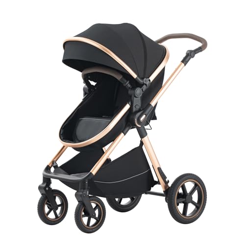 Compact Stroller with Adjustable Armrests