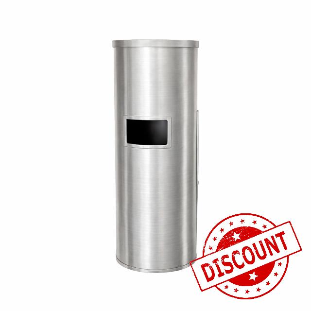 Stainless Steel Free Standing Wet Wipes Dispenser with Built in Waste Bin
