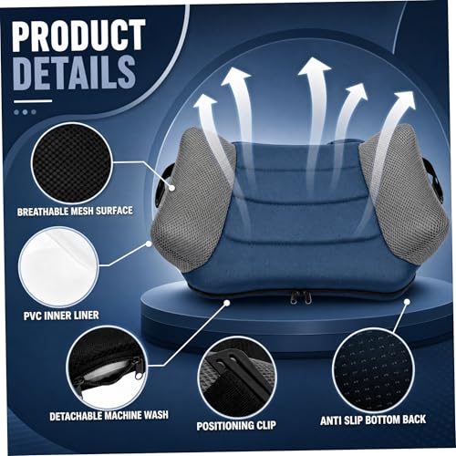 19x15in Comfort Car Booster Seat Non-Slip Mesh Portable for Home/Car/Travel Child fo