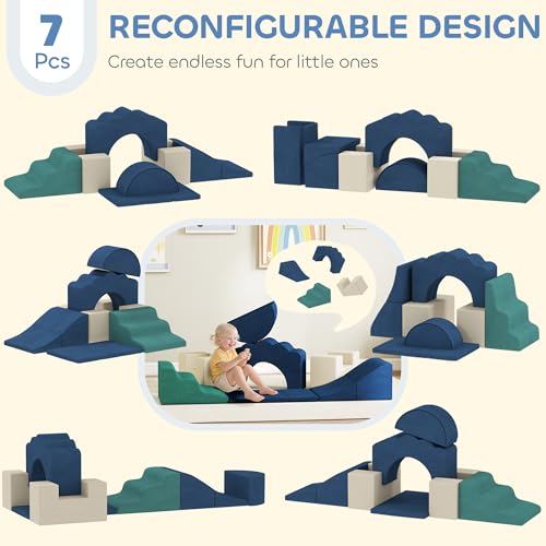 Baby Indoor Climb and Crawl Foam Play Set for Toddlers