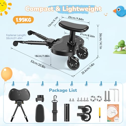 Universal Buggy Board with Seat