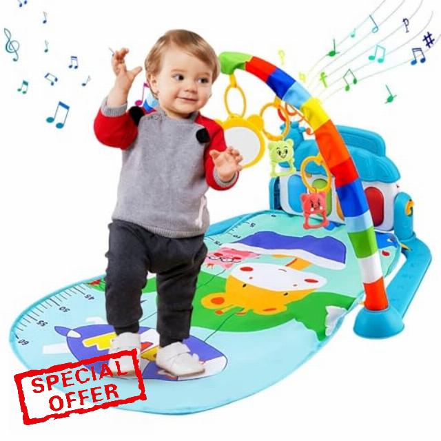 Gyms & - 5 In-1 Activity Gym Piano | Non-slip Playmat Piano Tummy Time Activity Mat