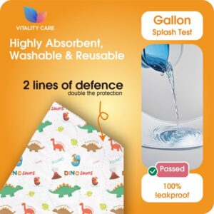 Non-Slip Waterproof Bed Wetting Sheets with 5-Layer Protection