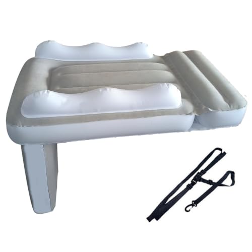 Inflatable Airplane Bed for Kids with Adjustable Safety Belt