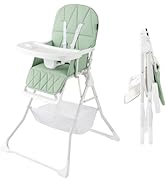 Maxmass 4 in 1 Baby High Chair, Toddler Booster Seats with Removable Tray, PU Cushion and Safety ...