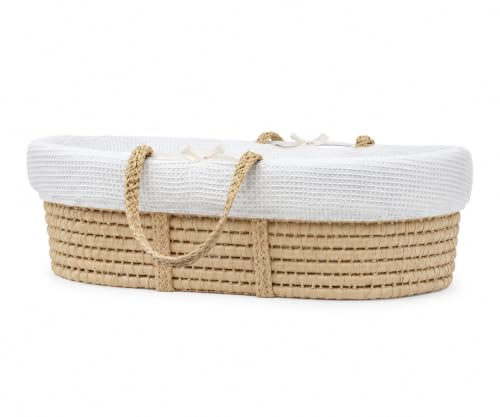 Cotton Bedding & Padded Liner | Newborn Bassinet for Babies 0–6 Months
