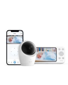 5'' 720p Display | Hybrid Wi-Fi and No Wi-Fi Connection. Pan-Tilt. 4X Zoom. Portable Camera with Built-in Battery