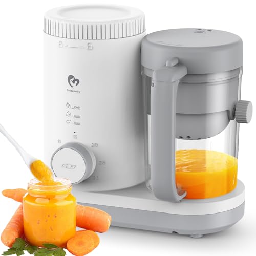 Puree Blender Steamer with Reversible Steam Basket