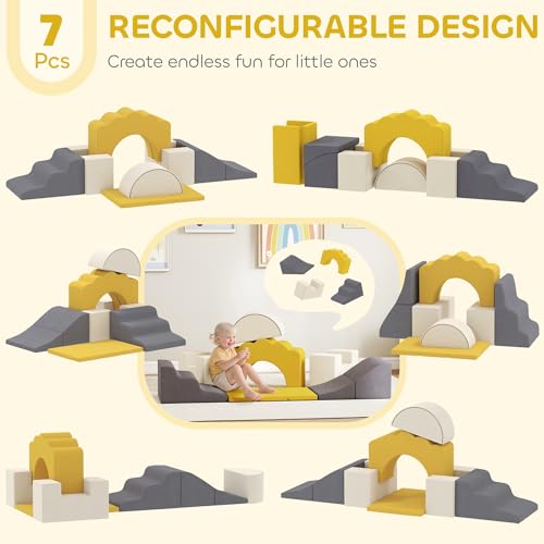 Baby Indoor Climb and Crawl Foam Play Set for Toddlers