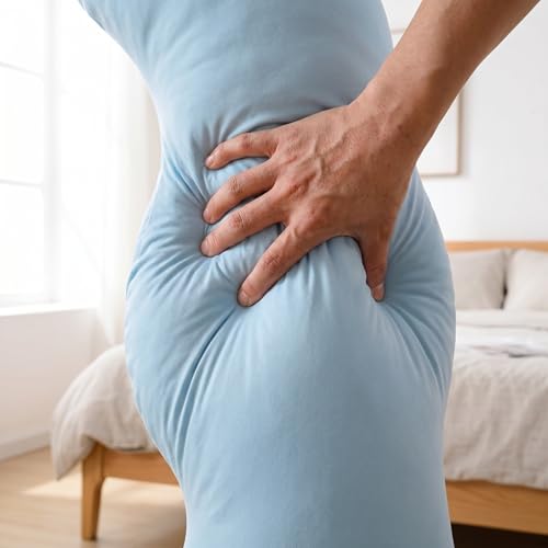 Ergonomic Side Sleeper Pillows with Washable Cover