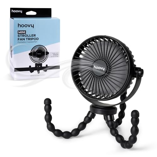 360° Rotating Clip-On Fan for Stroller