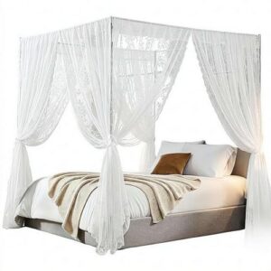 Queen Size Lace Canopys Curtains for Beds
