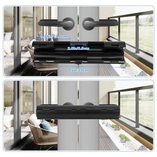 French Double Door Lock for Double Conservatory Doors Lock (Black)