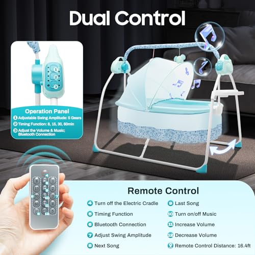Foldable Portable Rocker for Babies 0-18 Months