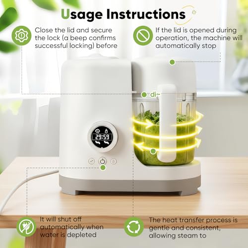 Auto Cooking & Grinding Chopper with Steamer