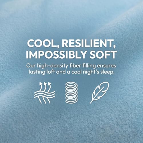 Cooling Pillows for Full Body Support in Bedroom (blue)