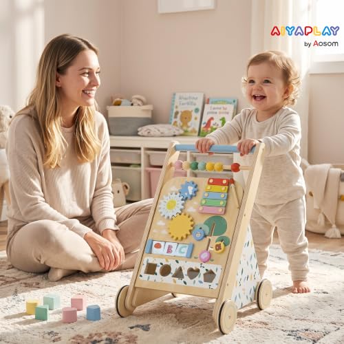 Toddler Push Along Walker with Speed Control