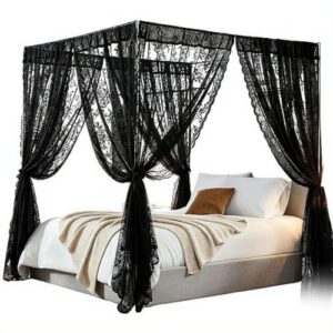 Queen Size Lace Canopys Curtains for Beds