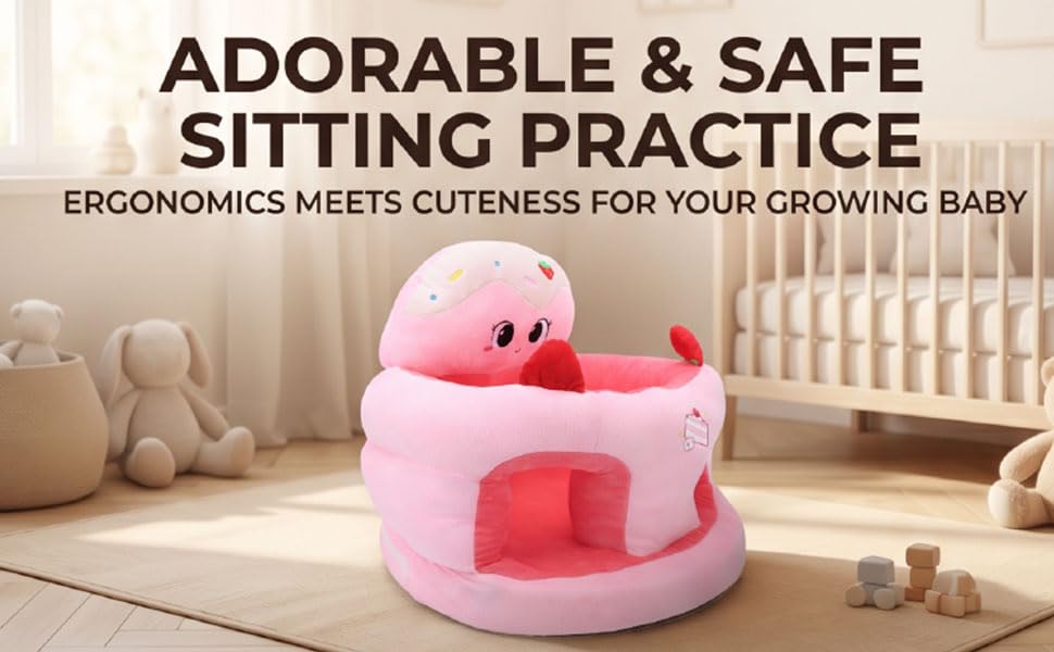 Plush Sofa Baby Chair with Fence