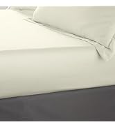 Multiple views of a long body pillow in light gray color shown against white bedding, demonstrating its full length and cushioning properties.