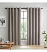 Catherine Lansfield Countryside Floral 140 x 137 cm Slot Top Voile Curtain Panel White