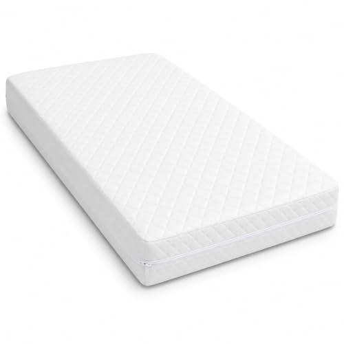 Breathable Quilted Foam Nursery Mattress with Removable Washable Cover