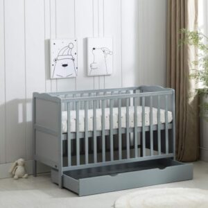 complete with rollaway drawer & aloe vera water-repellent mattress (Orlando Drawer Grey)