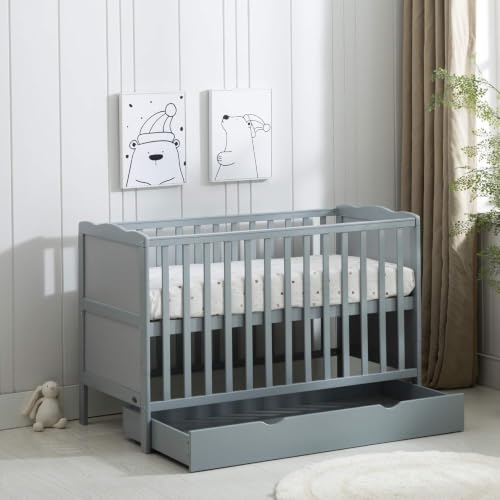 complete with rollaway drawer & aloe vera water-repellent mattress (Orlando Drawer Grey)