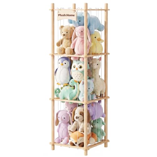 3 Tier Wooden Teddy Storage