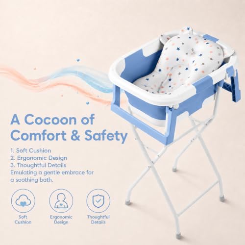 mpact Storage for Infants Blue Raised Washing Station