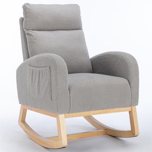 Gray Rocking Chair
