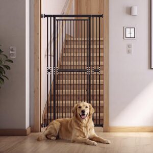 Adjustable 70-107cm Safety Gate for Cats & Dogs
