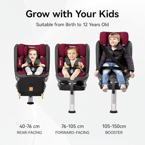 Rear Facing for Longer from Birth to 4 Years. Red Black