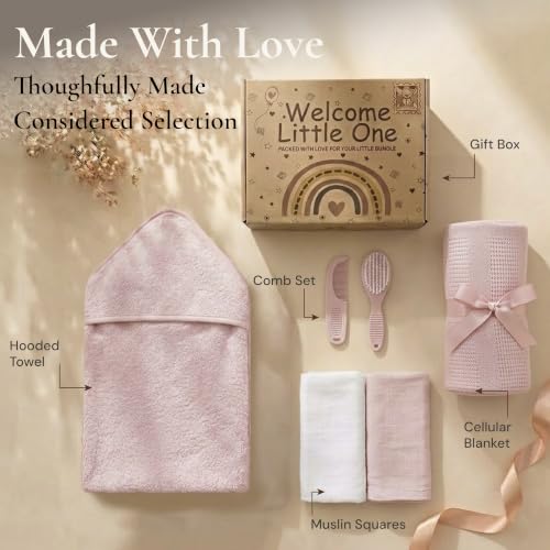5 Handpicked Baby Essentials                                                          100% Cotton Hooded Baby Towel