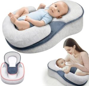 Soft Newborn Lounger Cushion for Awake Playtime