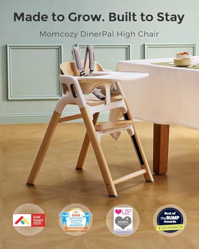 Toddler & Adult Up to 140kg | Convertible Baby Highchair with Food-Grade Tray