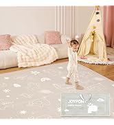 Joypony Baby Crawling Mat, 150 x 180 cm, Large Foldable Play Mat, Waterproof & Non-Slip, Baby P...